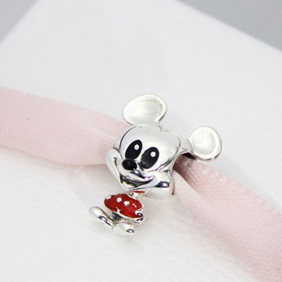 Pandora Disney Mickey Mouse Red Trousers Charm - Picture 1 of 6
